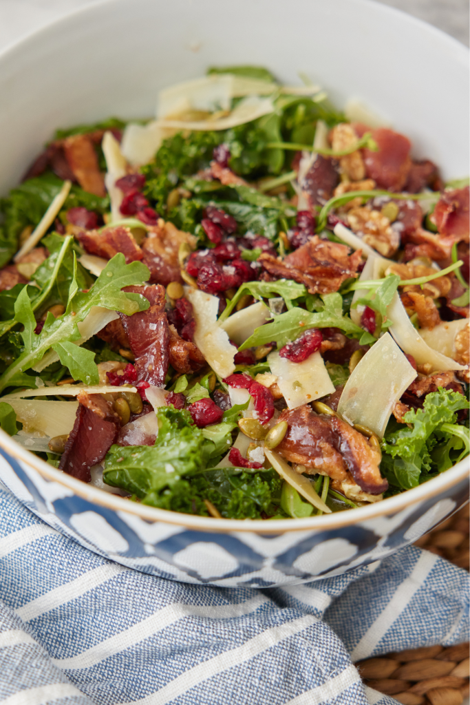 Hearty Holiday Salad - Lemon Stripes