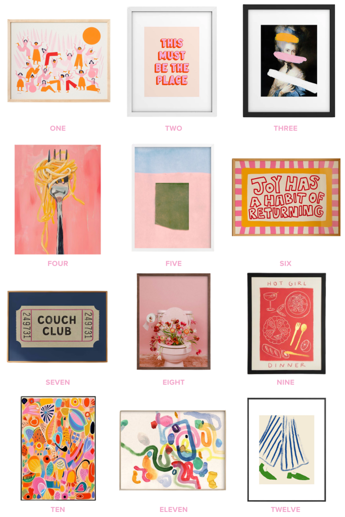 Colorful Art On a Budget