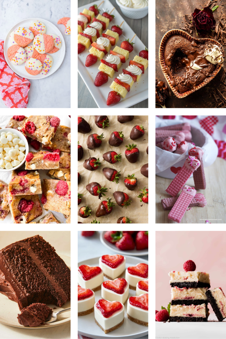 Cute and Easy valentine's Day dessert recipes